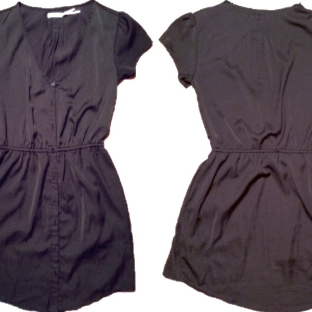 Kimchi Blue Button Down Black Dress